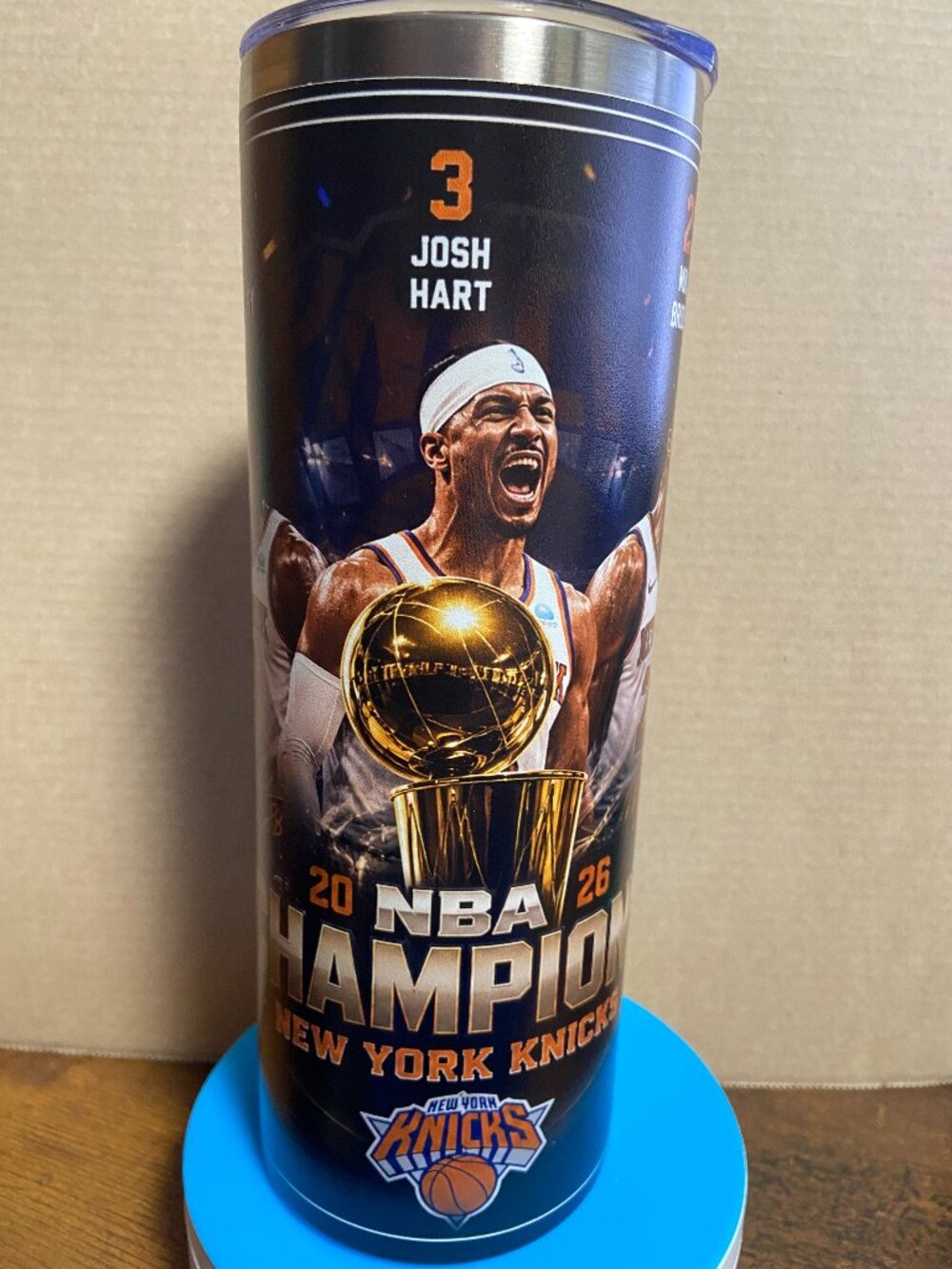 🏆 NEW YORK KNICKS 2026 CHAMPIONSHIP TUMBLER 🏆